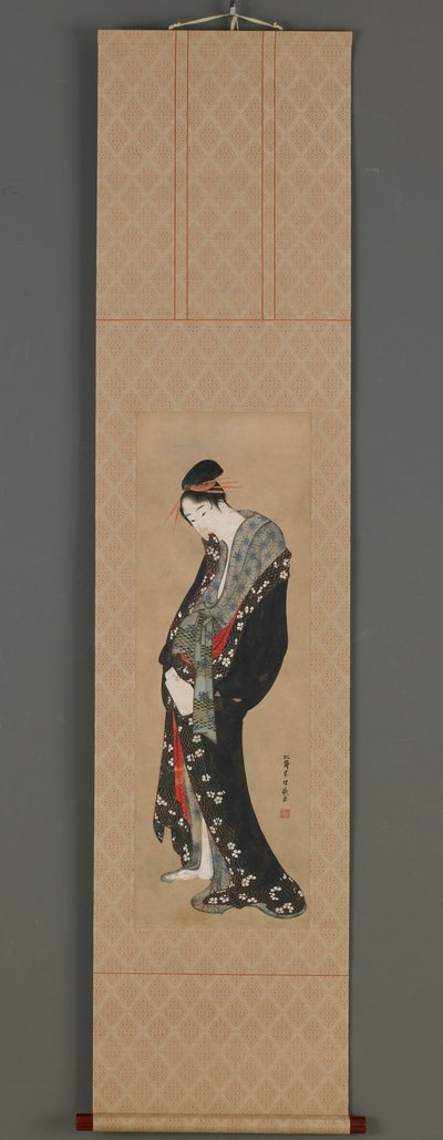 Kurtyzana, okres Edo, ca. 1796-1798. autorstwa Katsushika Hokusai