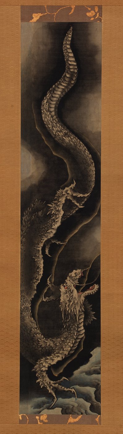Zstępujący smok autorstwa Katsushika Hokusai