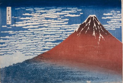 Delikatny wiatr, czysty poranek (Gaifū kaisei) autorstwa Katsushika Hokusai