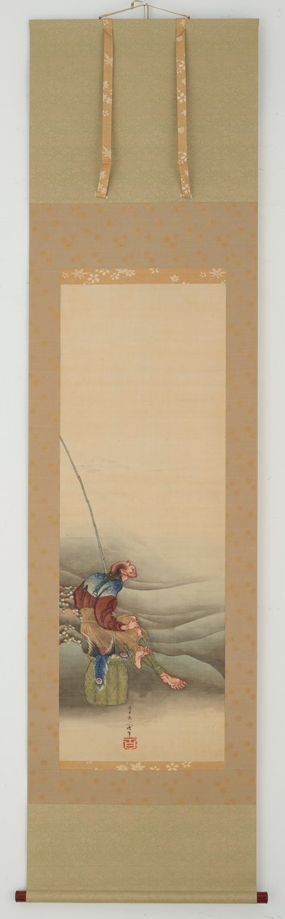 Rybak, okres Edo, 1849. autorstwa Katsushika Hokusai