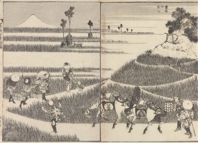 Z cyklu „Sto widoków góry Fuji” autorstwa Katsushika Hokusai