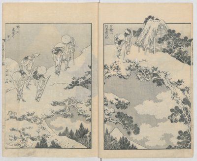 Sto widoków góry Fuji, 1834-35. autorstwa Katsushika Hokusai