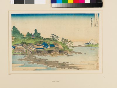 Fuji z Enoshimy autorstwa Katsushika Hokusai