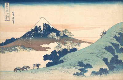 Fuji z Inume Pass. autorstwa Katsushika Hokusai