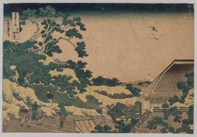 Fuji z Surugadai w Edo autorstwa Katsushika Hokusai
