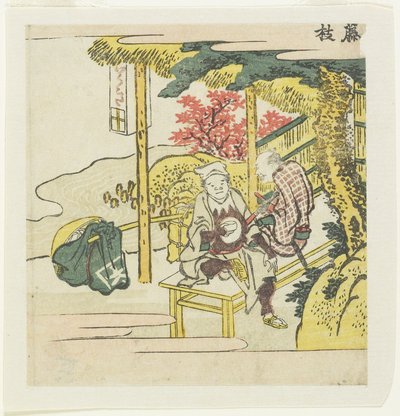 Fujieda, ok. 1804 r. autorstwa Katsushika Hokusai