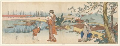 Sprzedawca złotych rybek autorstwa Katsushika Hokusai