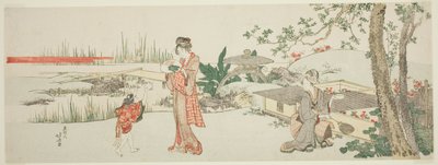 Sprzedawca złotych rybek autorstwa Katsushika Hokusai