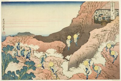 Grupy Alpinistów autorstwa Katsushika Hokusai