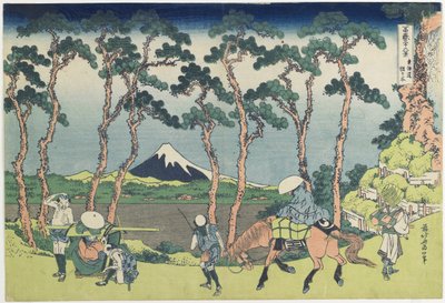 Hogaya Onteto_Kaido_Roa d, 1831-1834 autorstwa Katsushika Hokusai