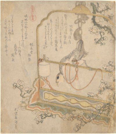 Rudzik japoński, z serii „Wszelkiego rodzaju konie” autorstwa Katsushika Hokusai