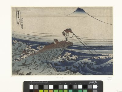 Kajikasawa Inn Koshu Kajikasawa 36 geji chten op de verg fuji Fugaku Sanjurokkei autorstwa Katsushika Hokusai