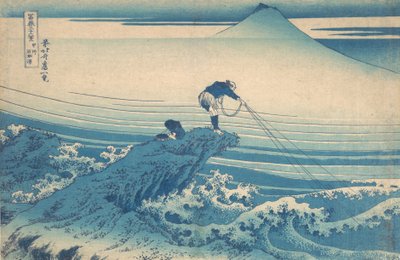 Kajikazawa Członek Stowarzyszenia P Lovinse Old Sake Kajikazawa, z serii ty rty x widok f. . . , komar. 1830-32. autorstwa Katsushika Hokusai