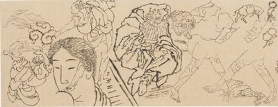 Badania różne, koniec XVIII-początek XIX wieku. autorstwa Katsushika Hokusai