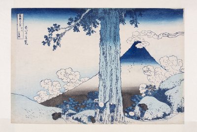 Mishima Pass in Kai Province (Koshu Mishima-goe) (colour woodblock print) autorstwa Katsushika Hokusai