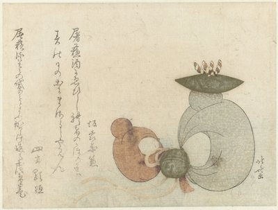 Małpie Lalki autorstwa Katsushika Hokusai