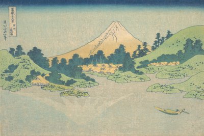 Odbicie w jeziorze w Misaka w prowincji Kai Koshu Misaka Suimen, z cyklu..., ca. 1830-3 autorstwa Katsushika Hokusai