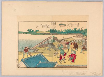 Scena z życia wsi autorstwa Katsushika Hokusai