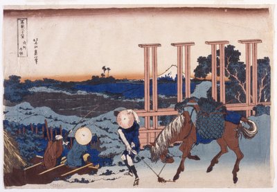 s pl Według i NM USA to prowincja (bush użyj N zdań) (kol. drzeworyt) autorstwa Katsushika Hokusai
