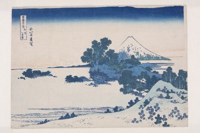Seven-Mile Beach w prowincji Sagami (S?sh? Shichiri-ga-hama) (kolorowy drzeworyt) autorstwa Katsushika Hokusai
