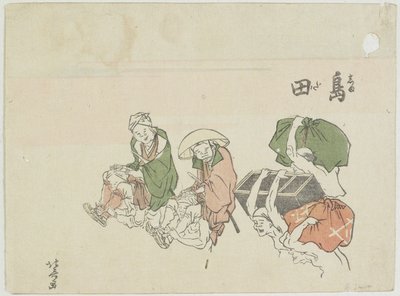 Shimada, 1799-1802 autorstwa Katsushika Hokusai