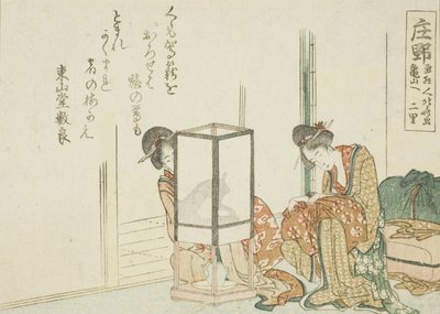 Shono, z serii bez tytułu pięćdziesięciu trzech stacji Tokaido autorstwa Katsushika Hokusai