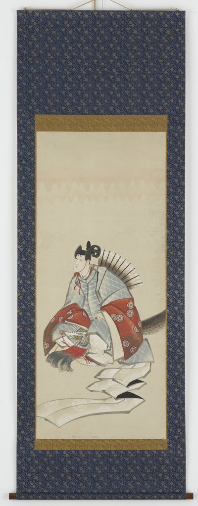 Six Immortals of Poetry: Ariwara no Narihara, ok. 1806-08 (tusz i kolor na papierze) autorstwa Katsushika Hokusai