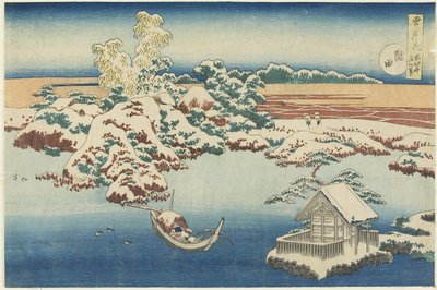 Sumida, ok. 1833 autorstwa Katsushika Hokusai