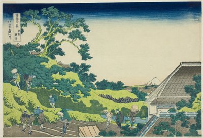 Członek Surugadai Edo (Toto Surugadai), z serii „Tyrty x Widok góry Fuji (Fugaku Usaju Rokukei)” autorstwa Katsushika Hokusai