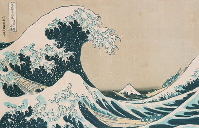 Wielka fala Kanagawa autorstwa Katsushika Hokusai