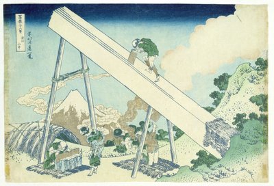 Sawyerowie autorstwa Katsushika Hokusai