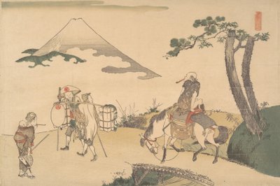 Szczyt góry Fuji, ca. 1800. autorstwa Katsushika Hokusai