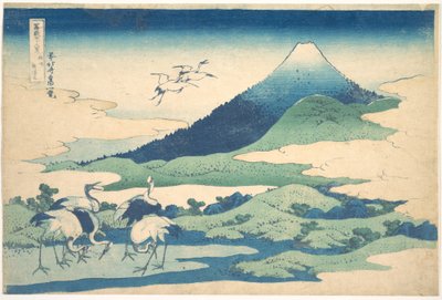 Posiadłość Umezawa w prowincji Sagami (Sōshū Umezawa zai), z cyklu „Trzydzieści sześć widoków góry Fuji” (Fugaku sanjūrokkei) autorstwa Katsushika Hokusai