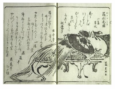 Fale potencjalnych imigrantów z wielu krajów (Shikinamigusa) autorstwa Katsushika Hokusai