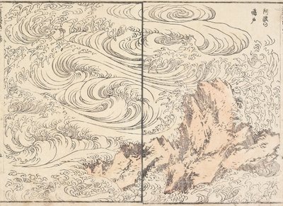 Wir w Awa autorstwa Katsushika Hokusai