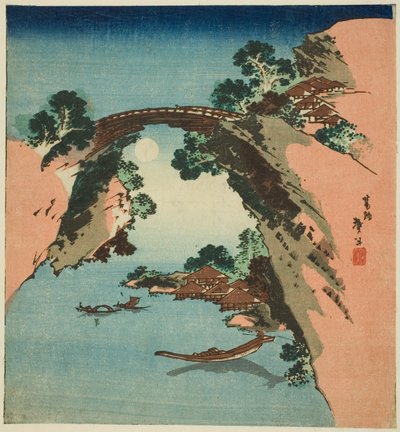Most Małp autorstwa Katsushika Taito II