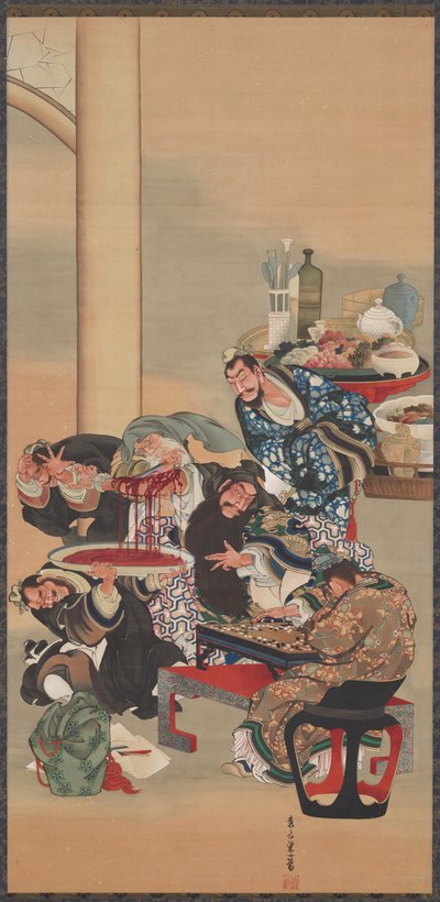 Operacja na ramieniu Guanyu autorstwa Katsushika Ōi