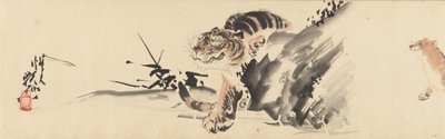 Szkice ptaków i zwierząt, koniec XIX w., przed 1870 r. autorstwa Kawanabe Kyosai