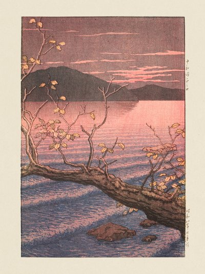 Towadako Noguchi (towada Lake Aomori) (1932) autorstwa Kawase Hasui