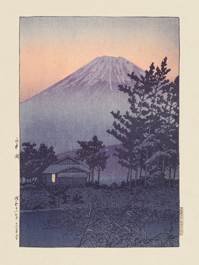 Jezioro Yamanaka (1936) autorstwa Kawase Hasui