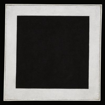 Czarny kwadrat autorstwa Kazimir Severinovich Malevich