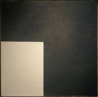 Czarny i biały. Kompozycja suprematystyczna autorstwa Kazimir Severinovich Malevich