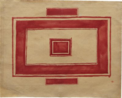 Plan sufitu dla Teatru Czerwonego, Leningrad autorstwa Kazimir Severinovich Malevich