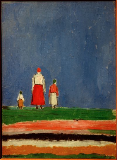 Trzy postacie, 1928 autorstwa Kazimir Severinovich Malevich
