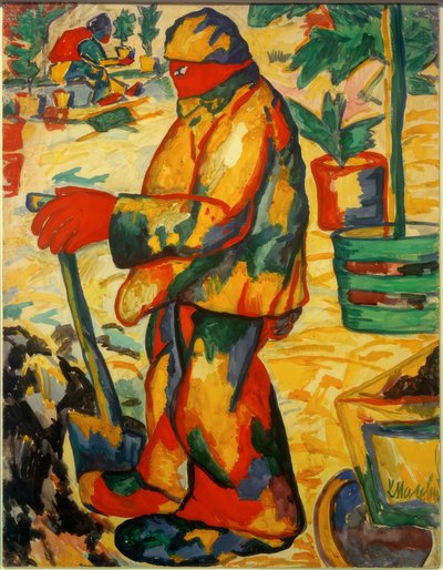 ogrodnik autorstwa Kazimir Severinovich Malevich
