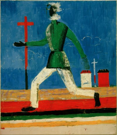 Biegnący mężczyzna autorstwa Kazimir Severinovich Malevich