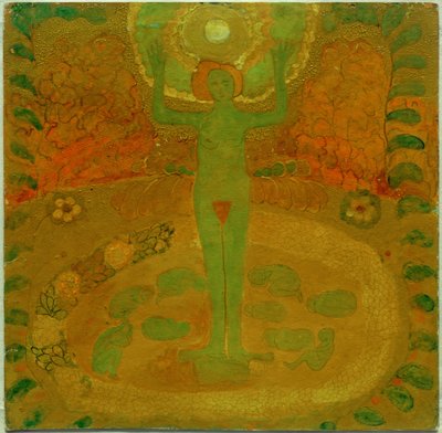 Naga z podniesionymi rękami autorstwa Kazimir Severinovich Malevich