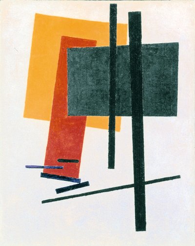 Kompozycja suprematystyczna autorstwa Kazimir Severinovich Malevich