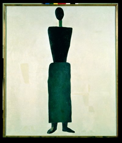 Suprematystka postać kobieca, 1928-32 autorstwa Kazimir Severinovich Malevich