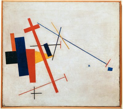 Kompozycja suprematystyczna (olej na płótnie) autorstwa Kazimir Severinovich Malevich